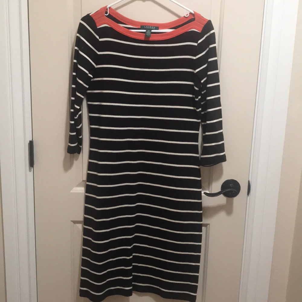 100% cotton mid length dress